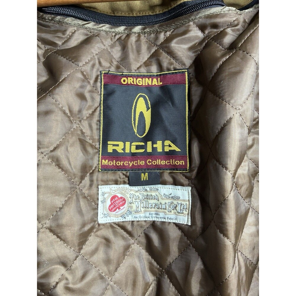 Vintage Richa Bonneville Motorcycles Waxed Jacket Men’s Medium Millerain Co - Picture 15 of 16